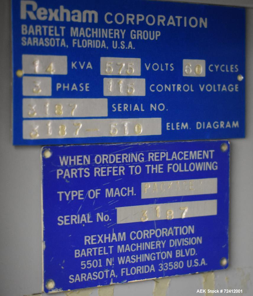 Bartelt Model IM 914 Horizontal Form, Fill and Seal Machine